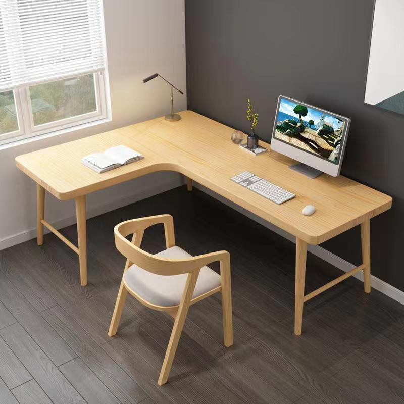 Home and Office Minimalist Office Desk L-Shaped Modern Writing Desk