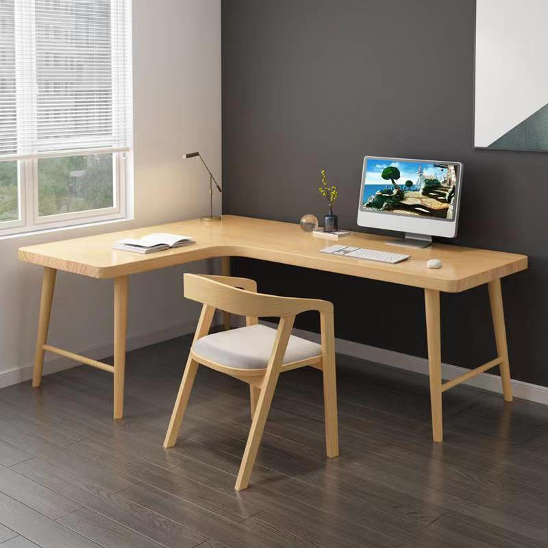 Home and Office Minimalist Office Desk L-Shaped Modern Writing Desk