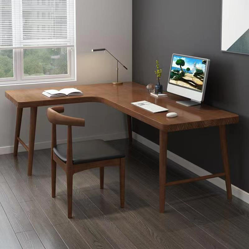 Home and Office Minimalist Office Desk L-Shaped Modern Writing Desk