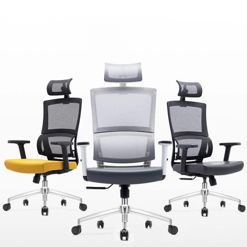 Modern & Contemporary Wheels Chair Microfiber Desk Chair High Back Office Chair