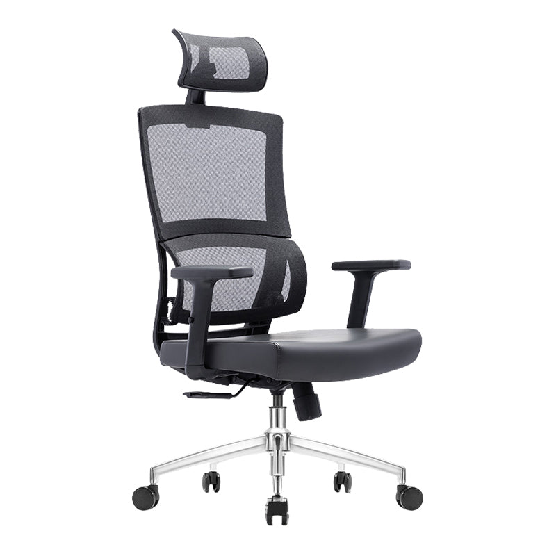 Modern & Contemporary Wheels Chair Microfiber Desk Chair High Back Office Chair