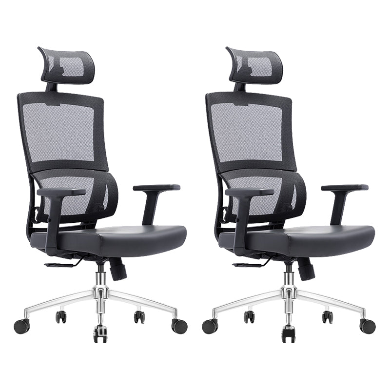 Modern & Contemporary Wheels Chair Microfiber Desk Chair High Back Office Chair