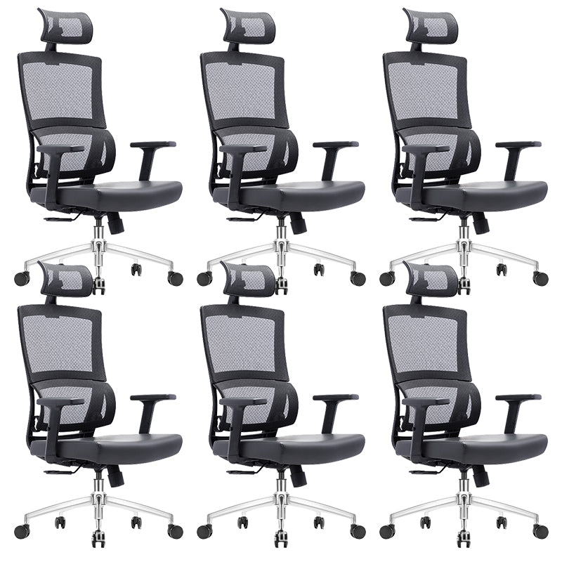 Modern & Contemporary Wheels Chair Microfiber Desk Chair High Back Office Chair