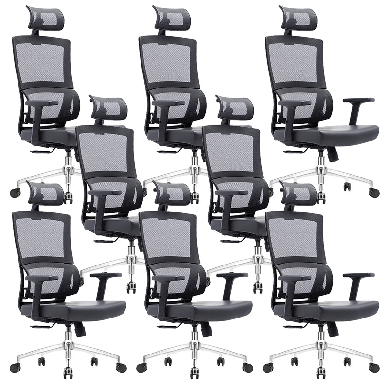 Modern & Contemporary Wheels Chair Microfiber Desk Chair High Back Office Chair