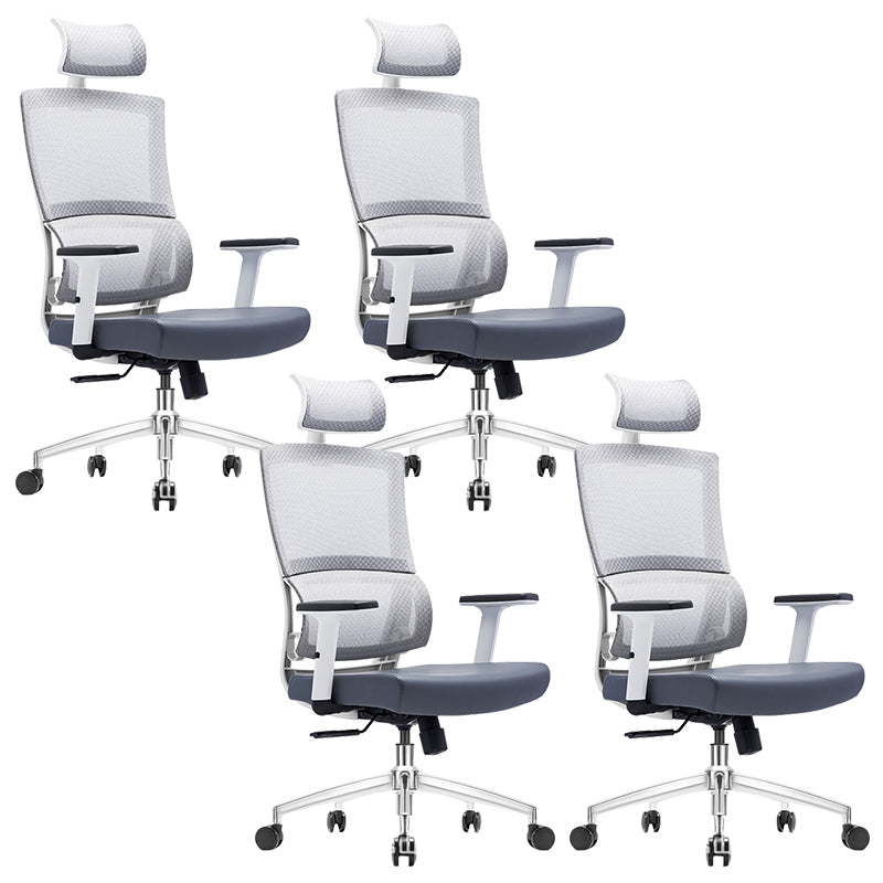 Modern & Contemporary Wheels Chair Microfiber Desk Chair High Back Office Chair