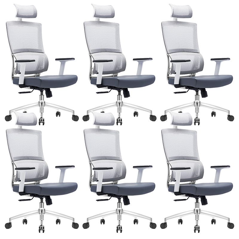 Modern & Contemporary Wheels Chair Microfiber Desk Chair High Back Office Chair