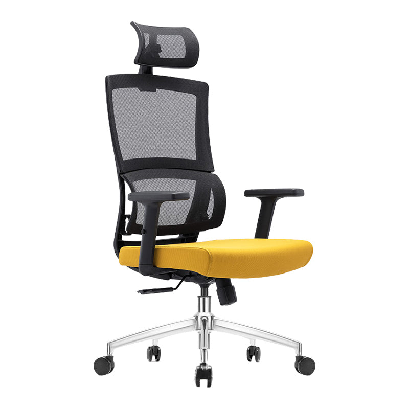 Modern & Contemporary Wheels Chair Microfiber Desk Chair High Back Office Chair