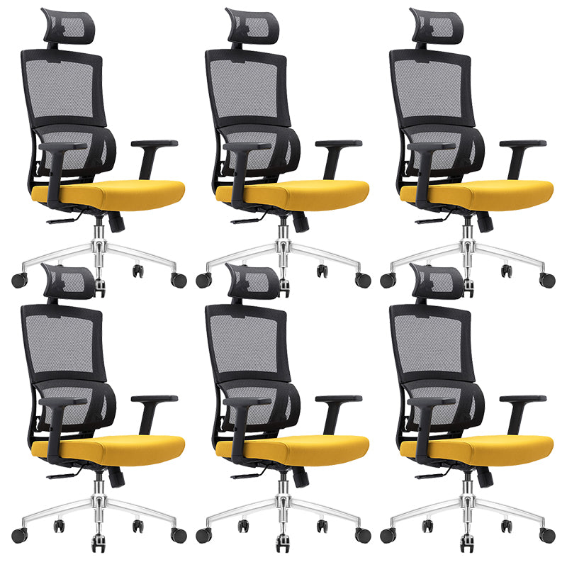 Modern & Contemporary Wheels Chair Microfiber Desk Chair High Back Office Chair