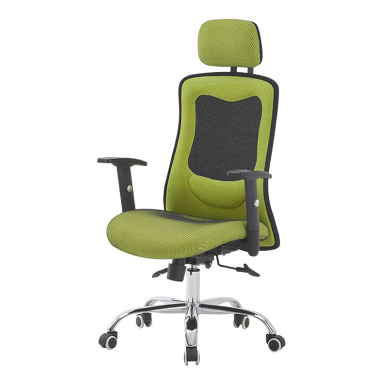 Contemporary Desk Chair Mid-Back Adjustable Seat Height Office Chair