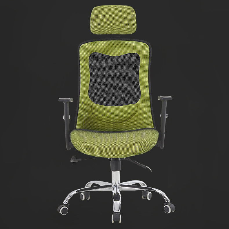 Contemporary Desk Chair Mid-Back Adjustable Seat Height Office Chair