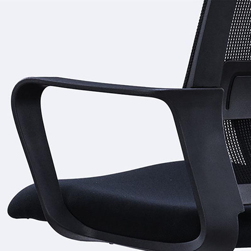 Workspace Office Chair Seat and Mesh in Black Slide Desk Chair