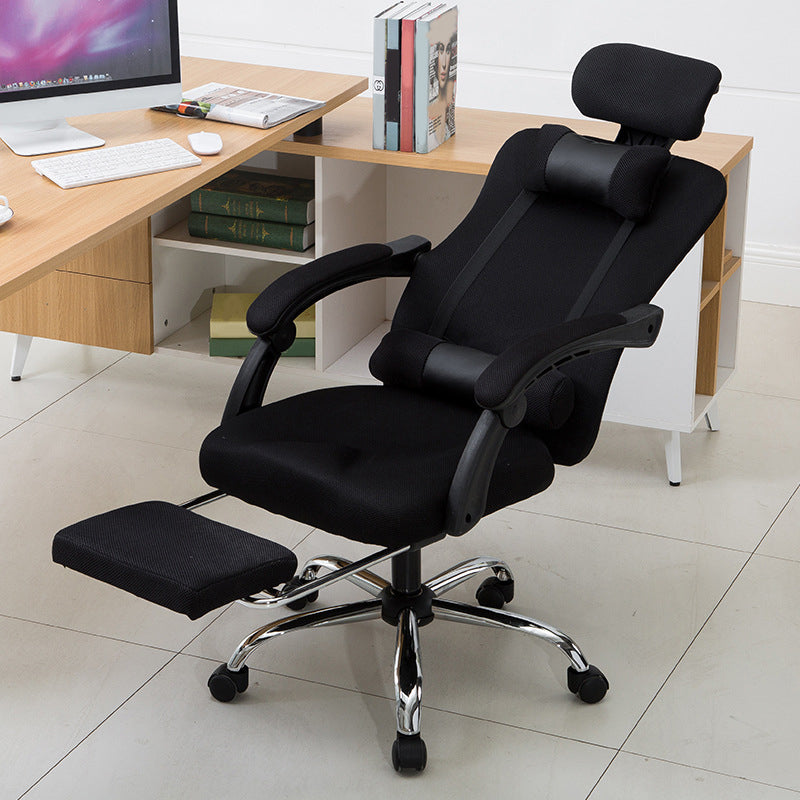 Modern Computer Chair Fixed Arms Chair Ergonomic Mesh Task Chair