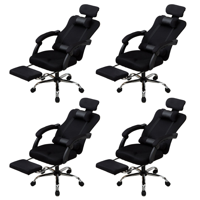 Modern Computer Chair Fixed Arms Chair Ergonomic Mesh Task Chair