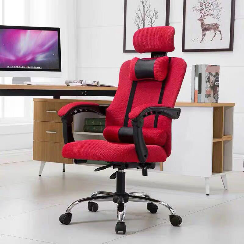 Modern Computer Chair Fixed Arms Chair Ergonomic Mesh Task Chair