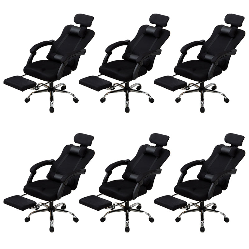 Modern Computer Chair Fixed Arms Chair Ergonomic Mesh Task Chair