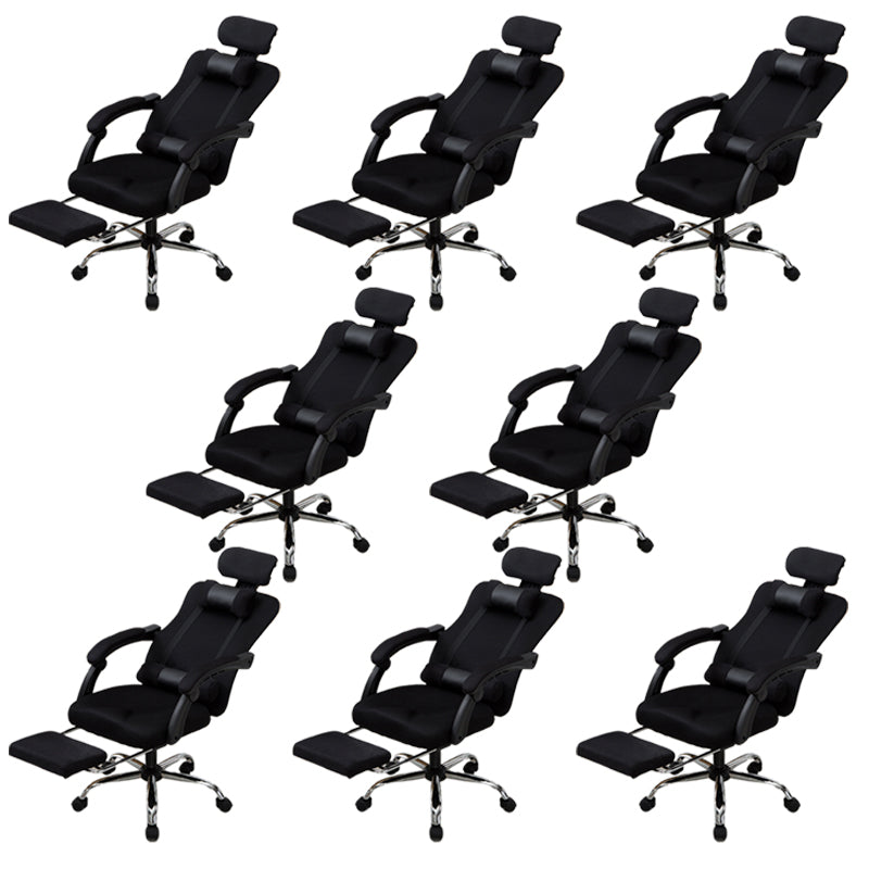 Modern Computer Chair Fixed Arms Chair Ergonomic Mesh Task Chair