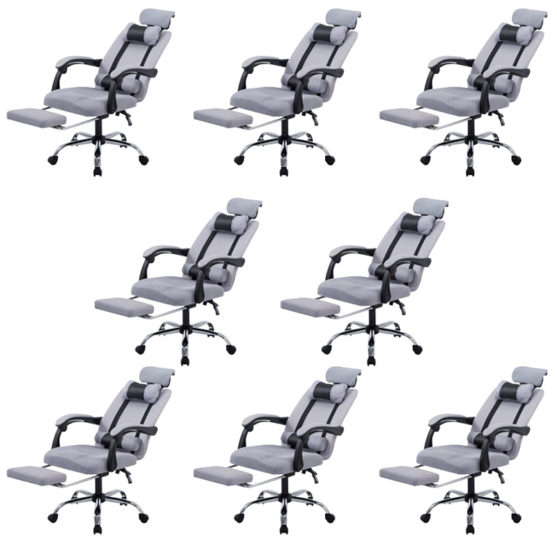 Modern Computer Chair Fixed Arms Chair Ergonomic Mesh Task Chair