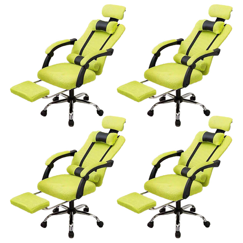 Modern Computer Chair Fixed Arms Chair Ergonomic Mesh Task Chair