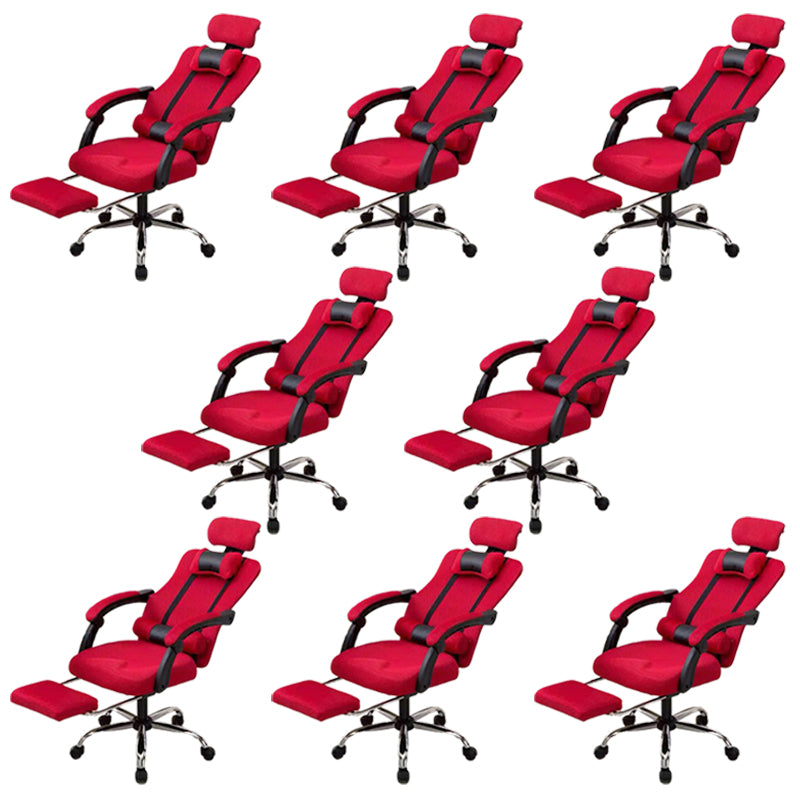 Modern Computer Chair Fixed Arms Chair Ergonomic Mesh Task Chair