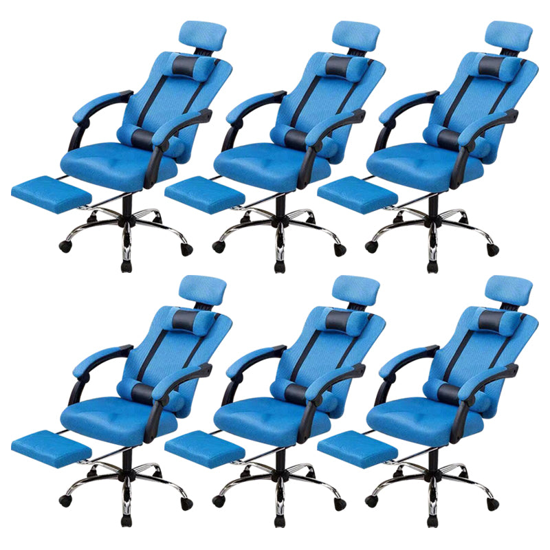 Modern Computer Chair Fixed Arms Chair Ergonomic Mesh Task Chair