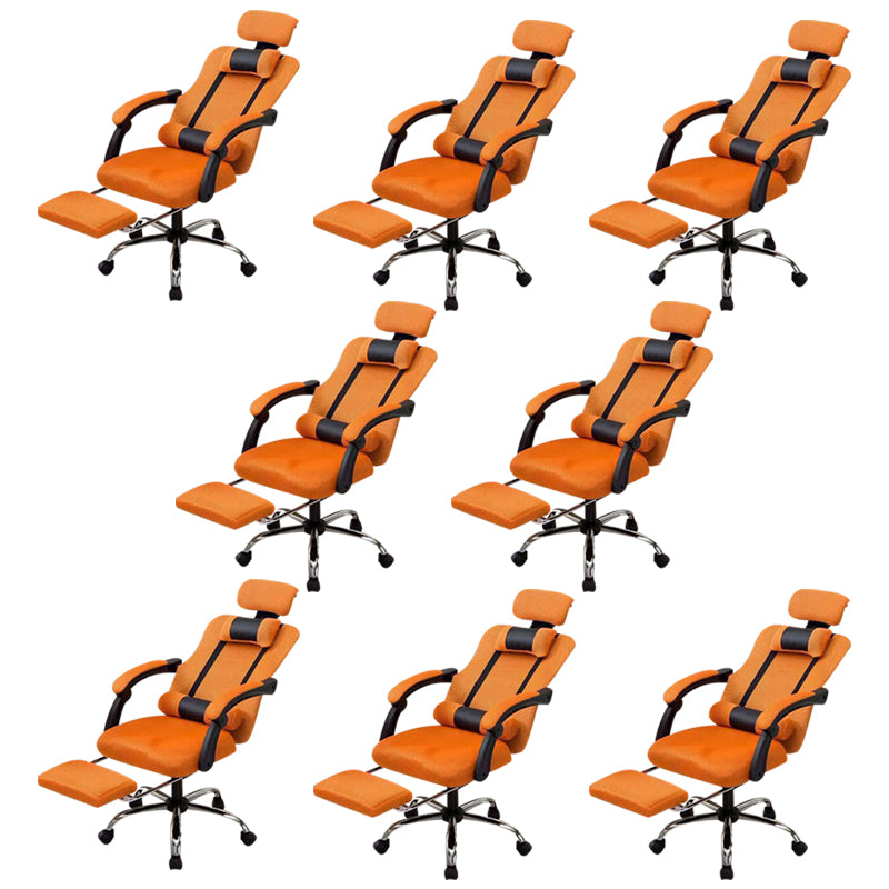 Modern Computer Chair Fixed Arms Chair Ergonomic Mesh Task Chair