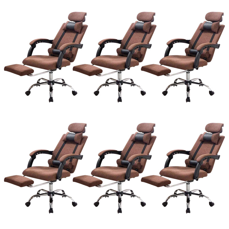 Modern Computer Chair Fixed Arms Chair Ergonomic Mesh Task Chair