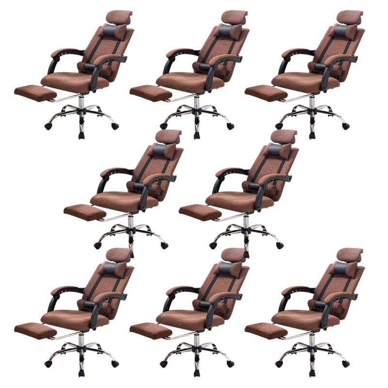 Modern Computer Chair Fixed Arms Chair Ergonomic Mesh Task Chair