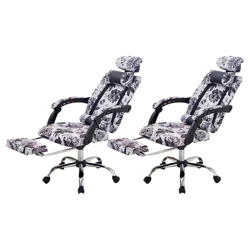 Modern Computer Chair Fixed Arms Chair Ergonomic Mesh Task Chair