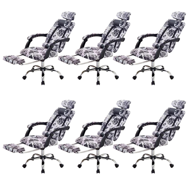 Modern Computer Chair Fixed Arms Chair Ergonomic Mesh Task Chair