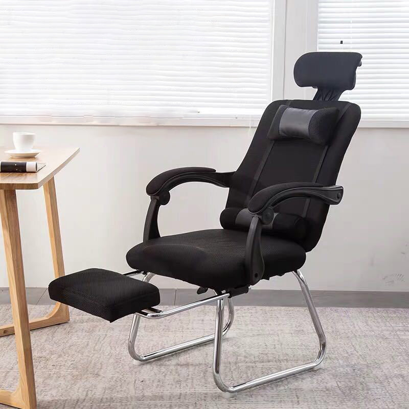 Modern Computer Chair Fixed Arms Chair Ergonomic Mesh Task Chair