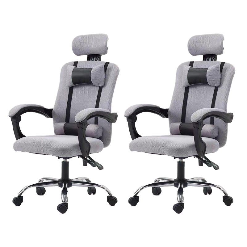 Modern Computer Chair Fixed Arms Chair Ergonomic Mesh Task Chair