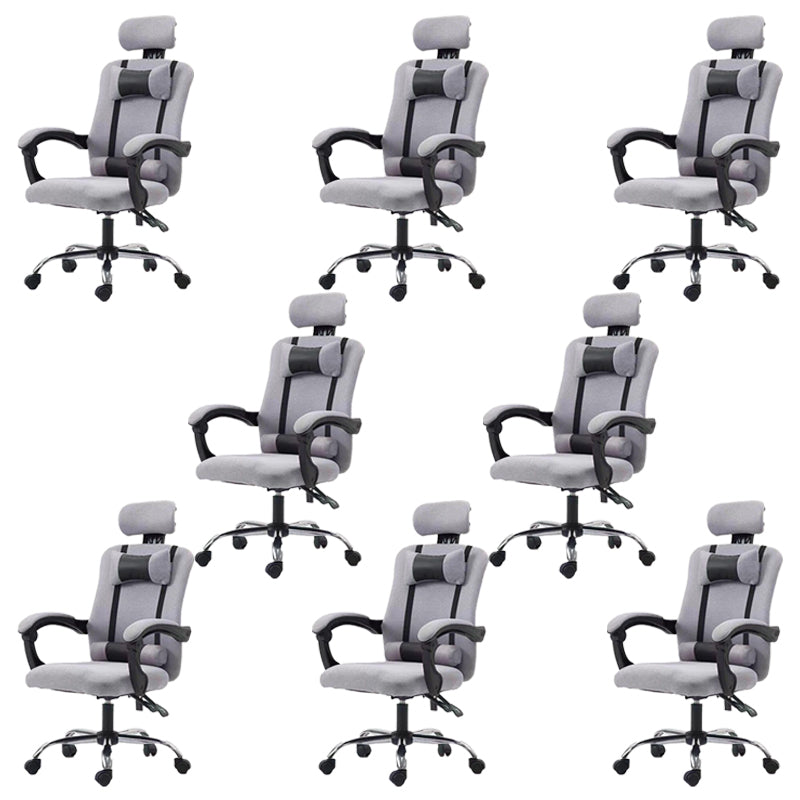 Modern Computer Chair Fixed Arms Chair Ergonomic Mesh Task Chair