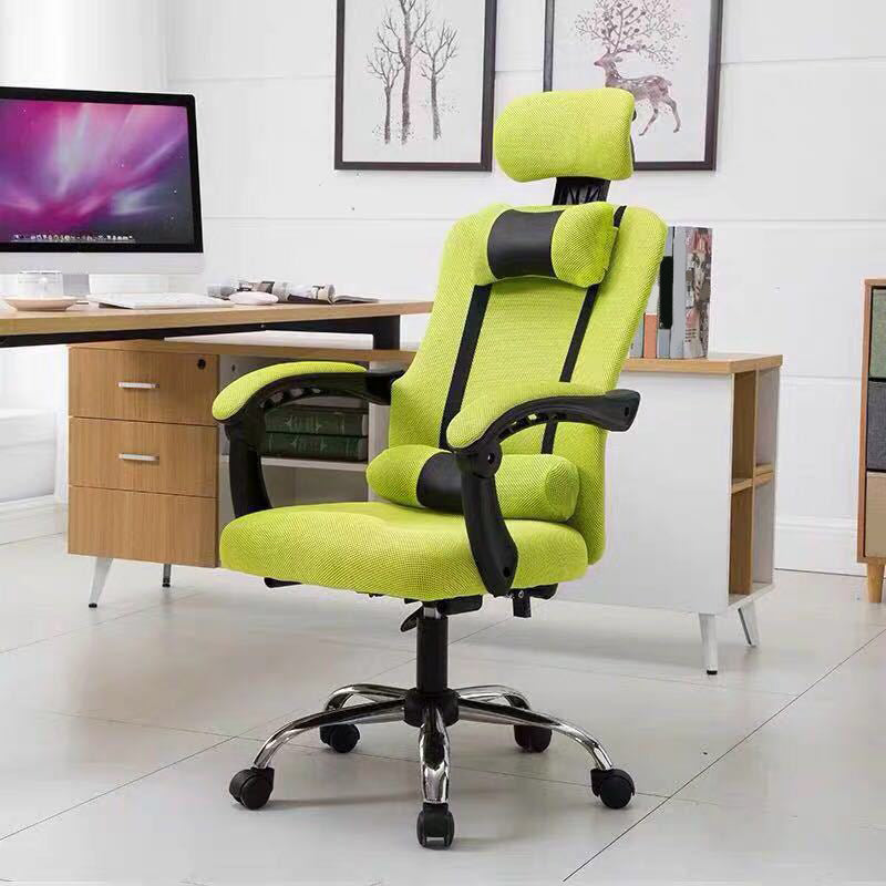 Modern Computer Chair Fixed Arms Chair Ergonomic Mesh Task Chair