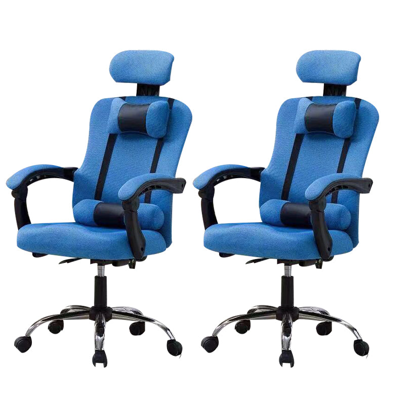 Modern Computer Chair Fixed Arms Chair Ergonomic Mesh Task Chair