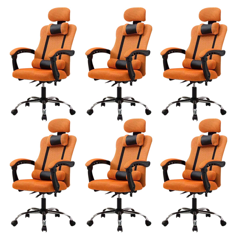 Modern Computer Chair Fixed Arms Chair Ergonomic Mesh Task Chair