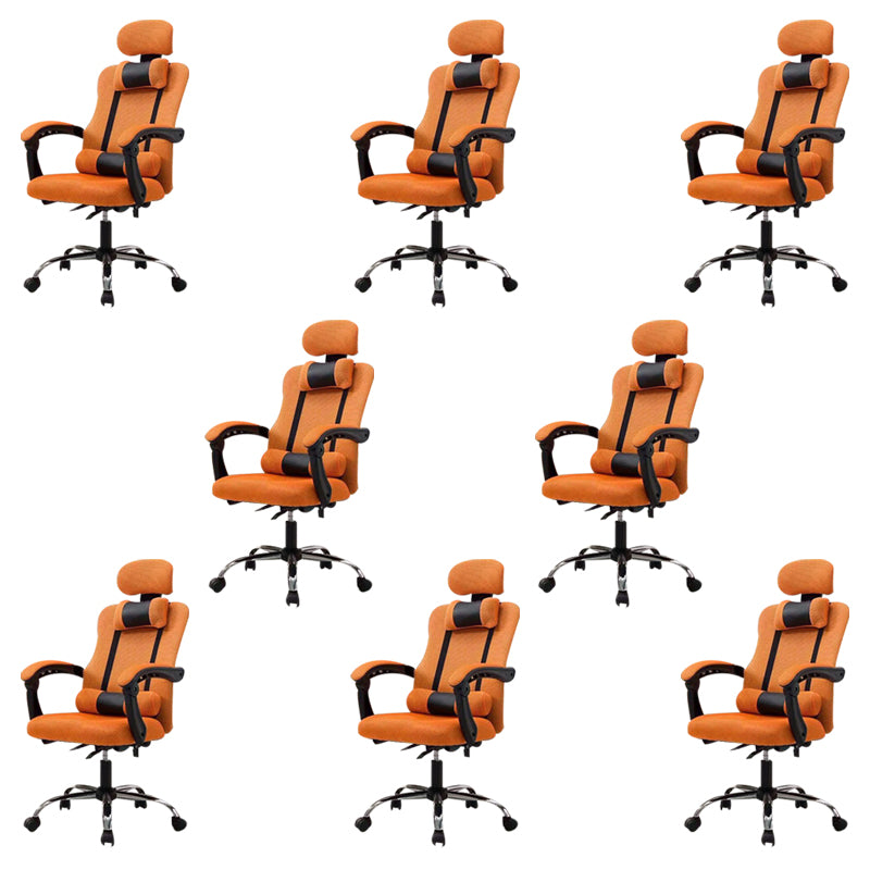 Modern Computer Chair Fixed Arms Chair Ergonomic Mesh Task Chair