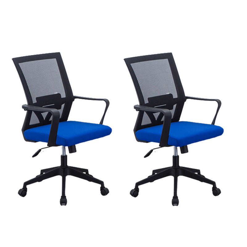 Modern Slide Office Chair with Breathable AirGrid Black Office Chair