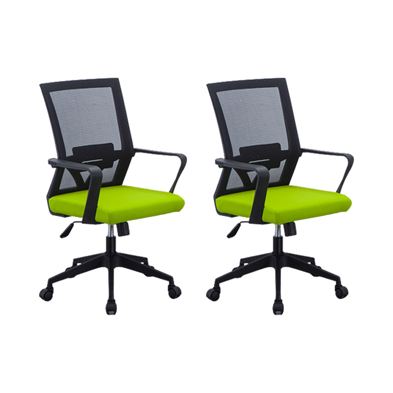 Modern Slide Office Chair with Breathable AirGrid Black Office Chair