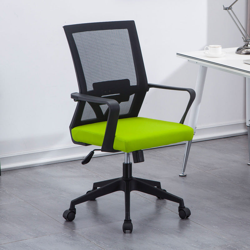 Modern Slide Office Chair with Breathable AirGrid Black Office Chair