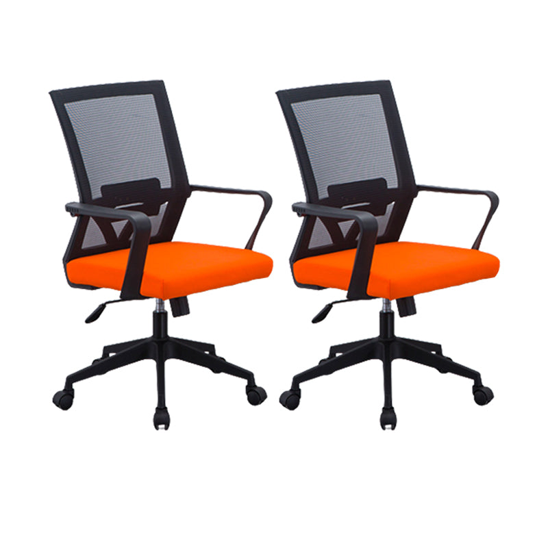 Modern Slide Office Chair with Breathable AirGrid Black Office Chair