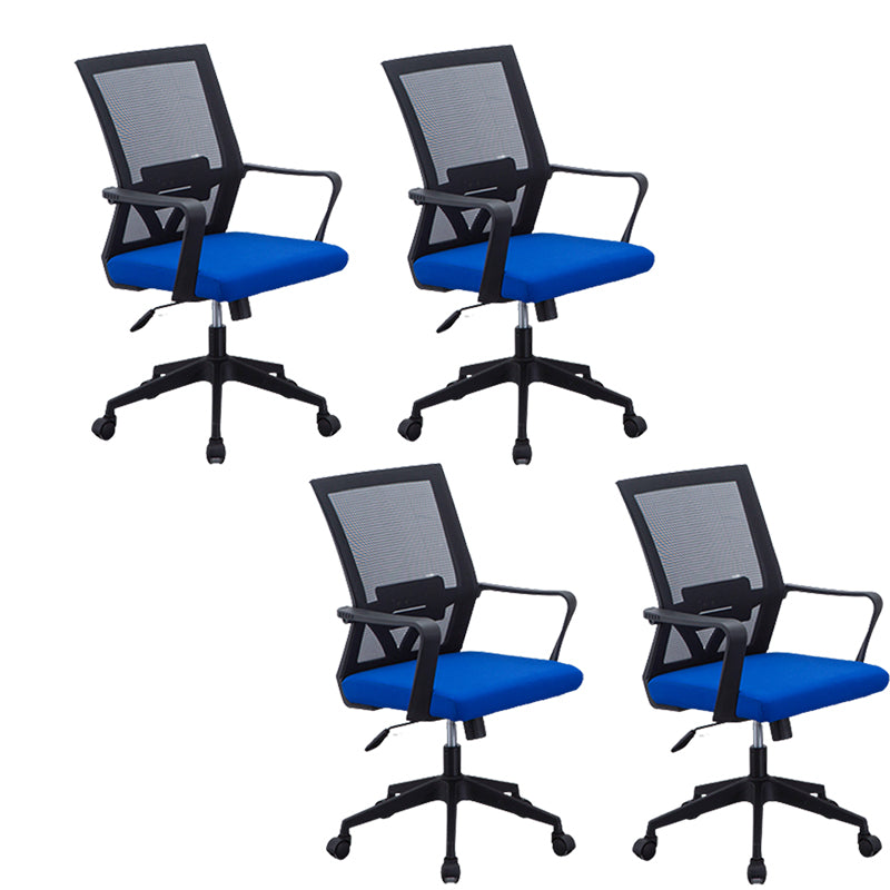 Modern Slide Office Chair with Breathable AirGrid Black Office Chair