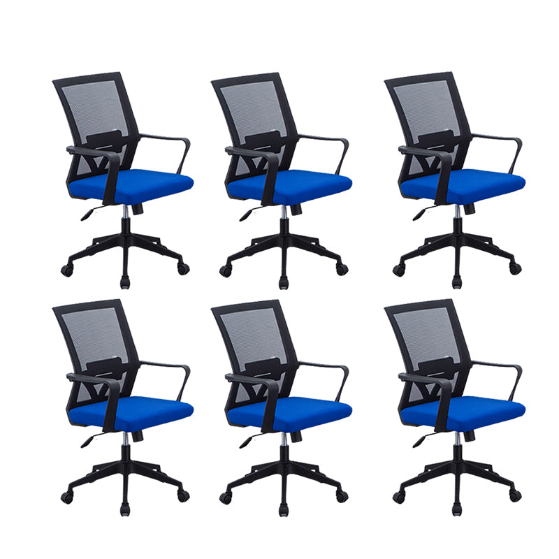 Modern Slide Office Chair with Breathable AirGrid Black Office Chair