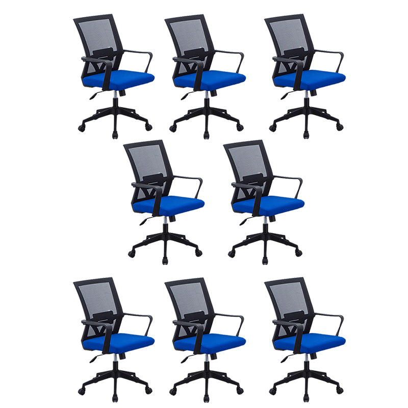 Modern Slide Office Chair with Breathable AirGrid Black Office Chair