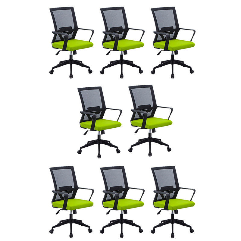 Modern Slide Office Chair with Breathable AirGrid Black Office Chair