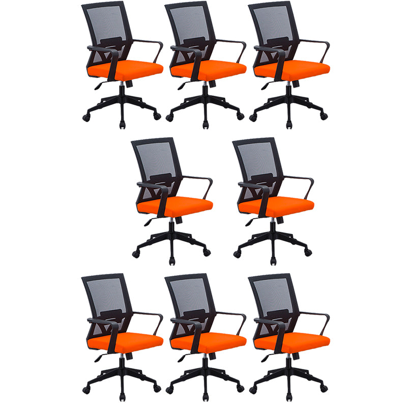 Modern Slide Office Chair with Breathable AirGrid Black Office Chair