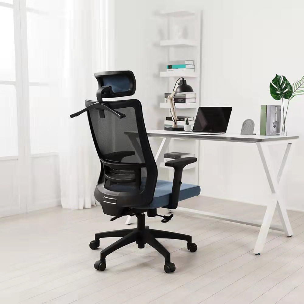 Modern Computer Chair Adjustable Armrest Chair Nylon Desk Chair