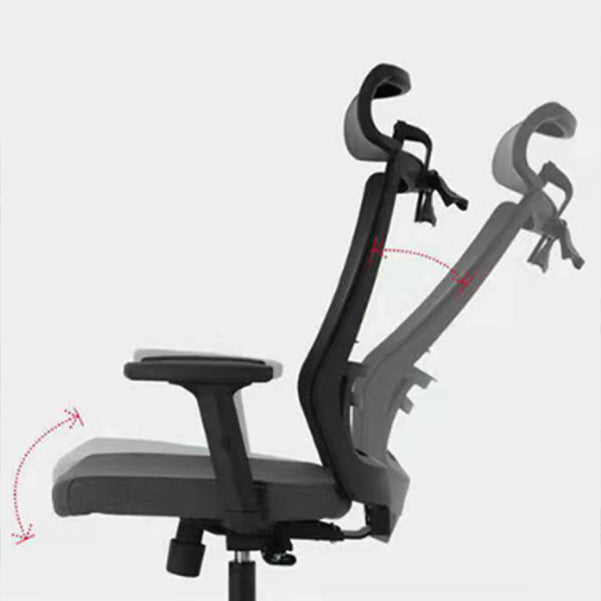 Modern Computer Chair Adjustable Armrest Chair Nylon Desk Chair