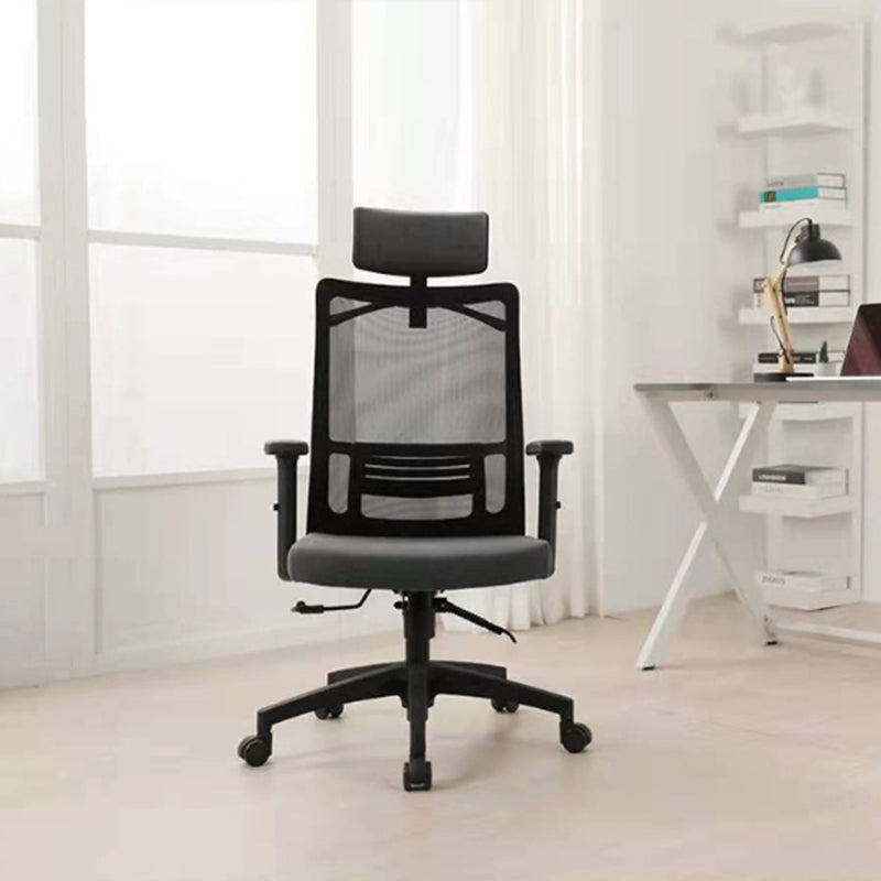 Modern Computer Chair Adjustable Armrest Chair Nylon Desk Chair