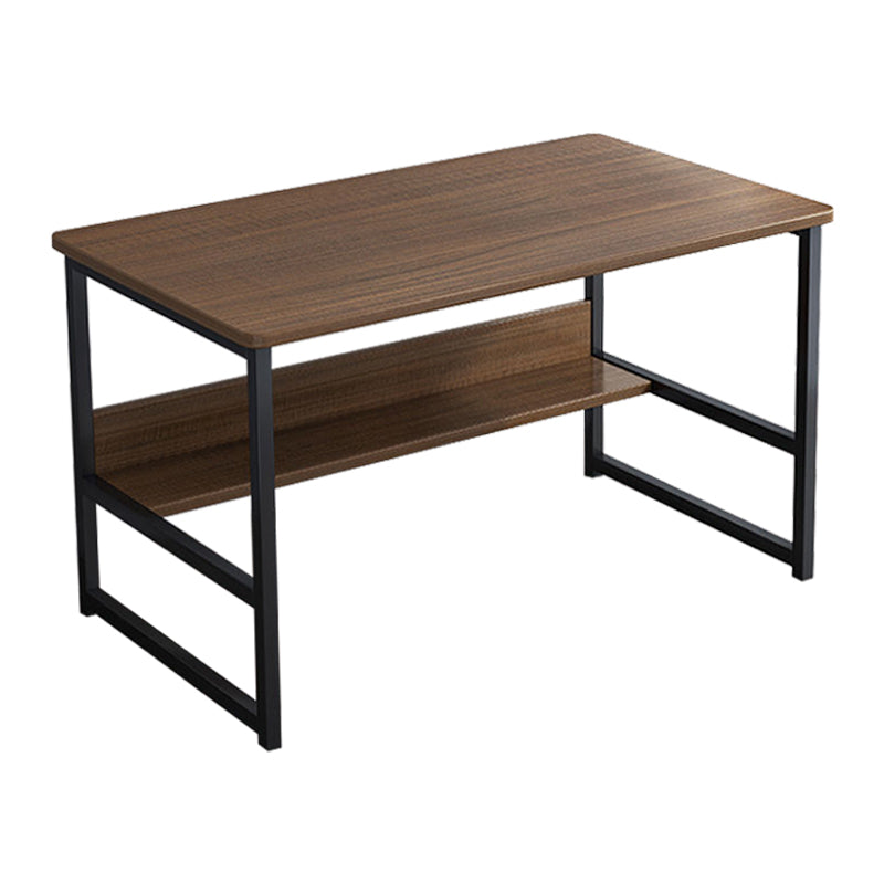 28.3" H Writing Desk Contemporary Wood Rectangular Office Desk