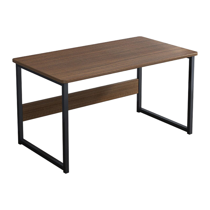 28.3" H Writing Desk Contemporary Wood Rectangular Office Desk